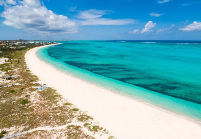 Grace Bay Beach, Turks and Caicos. Enjoy all Turks and Caicos has to offer at a luxury villa rental.