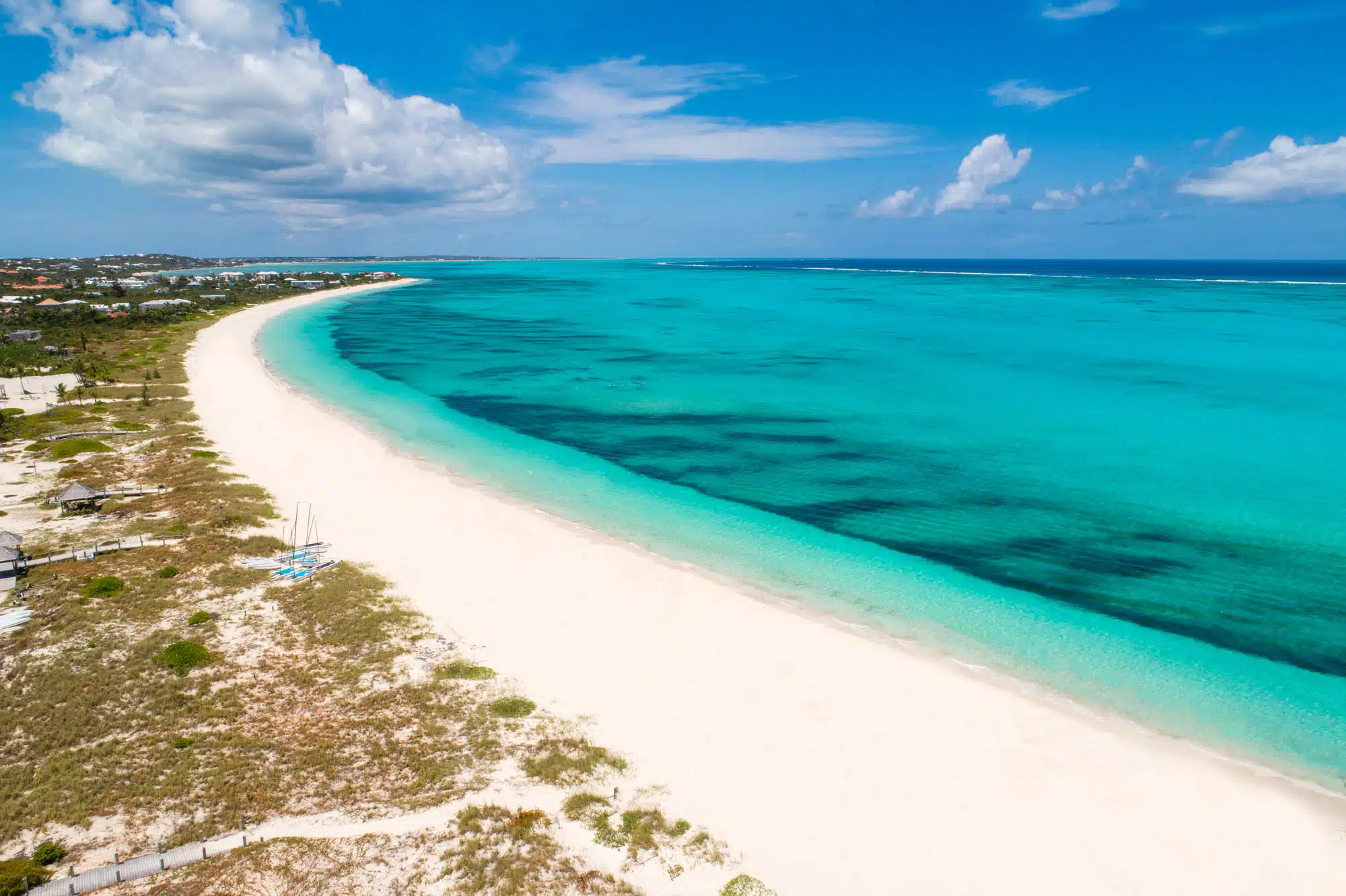 Grace Bay Beach, Turks and Caicos. Enjoy all Turks and Caicos has to offer at a luxury villa rental.