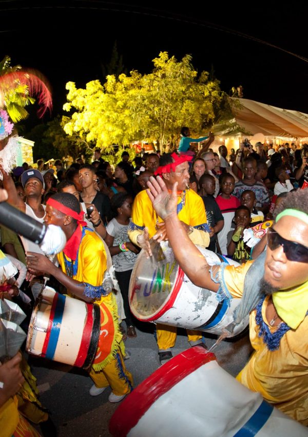 Junkanoo with We Funk Junkanoo at Fish Fry Turks and Caicos
