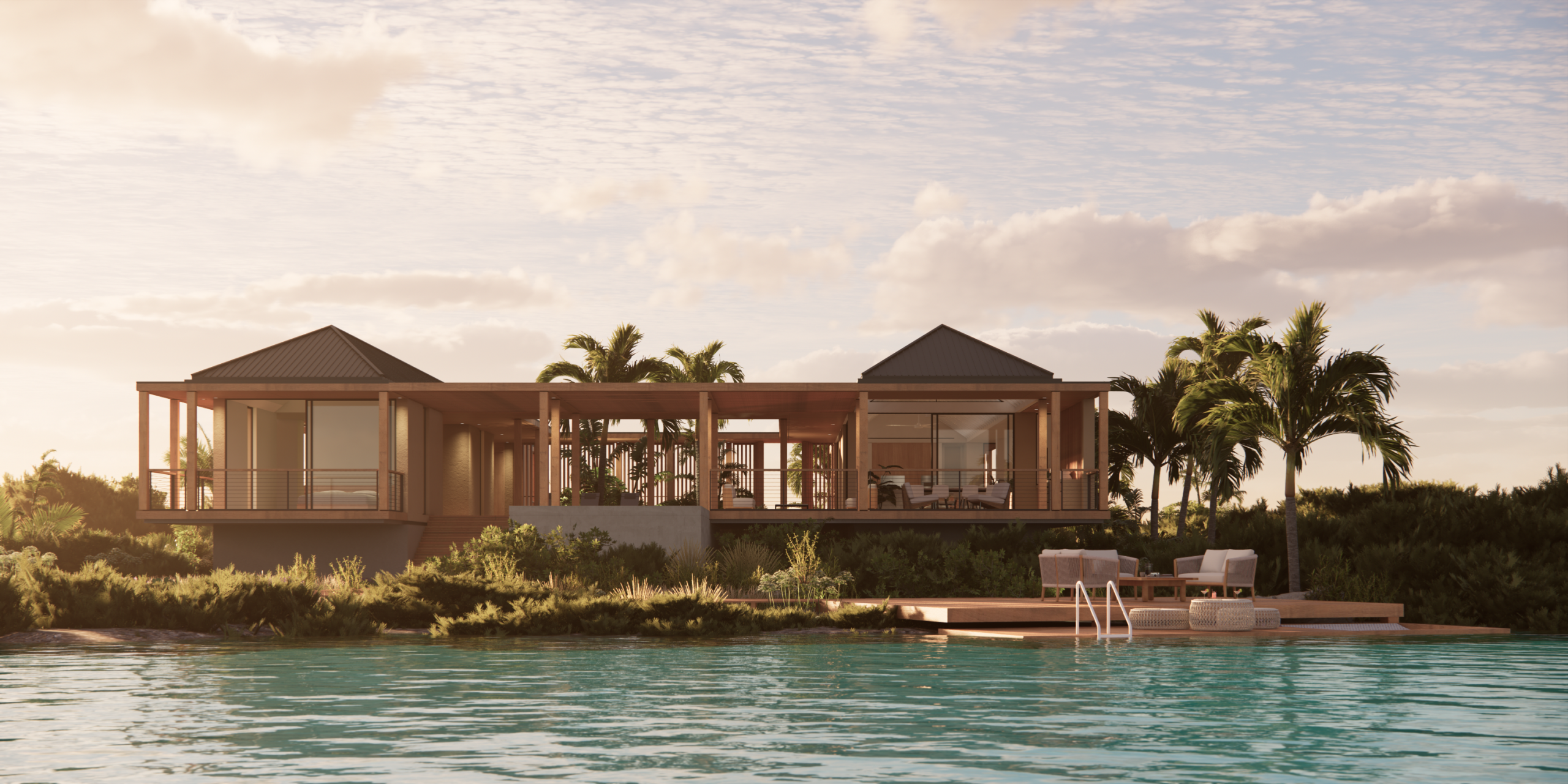 The Retreat at Turtle Tail - Beachside View